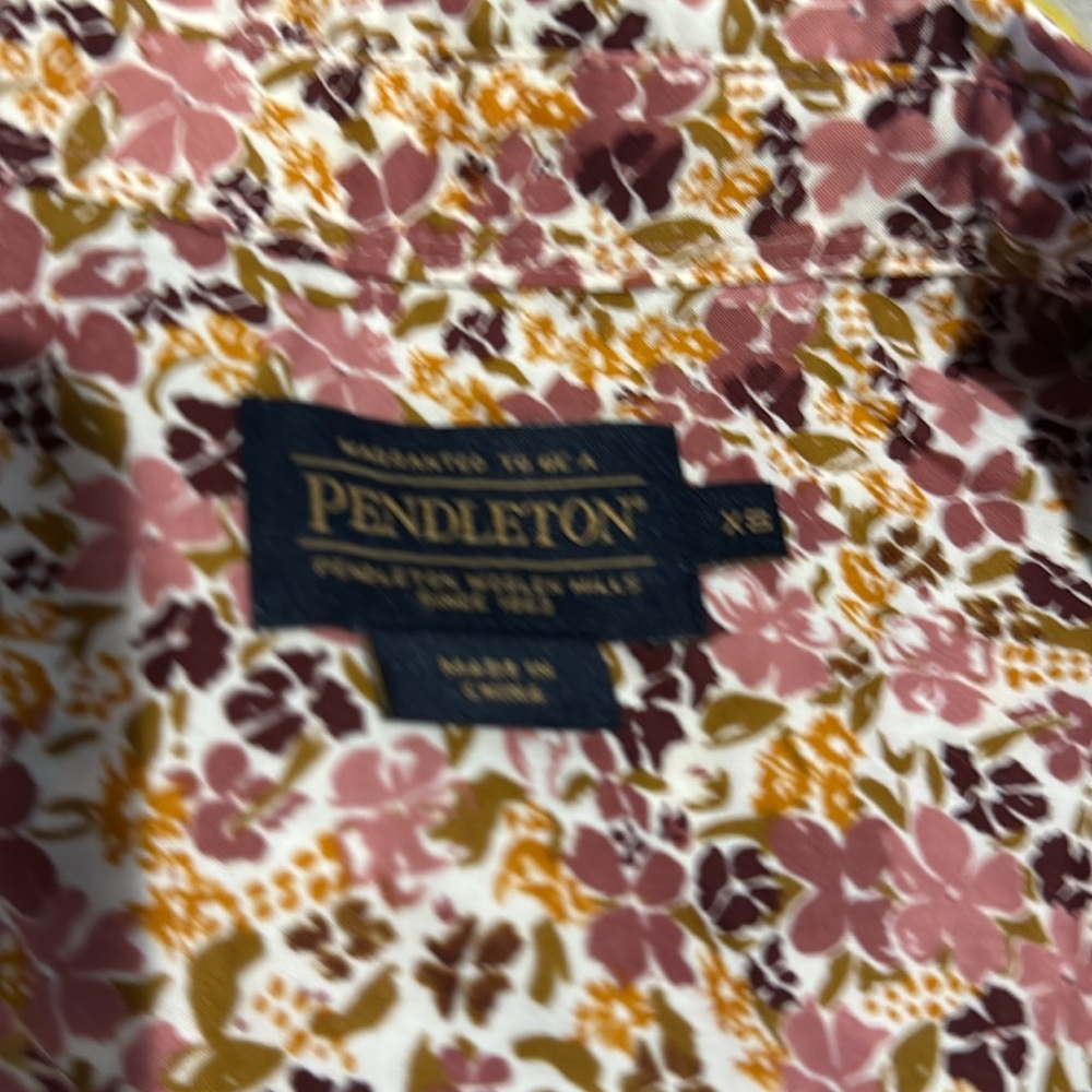 Pendleton Floral blouse - Picture 3 of 5